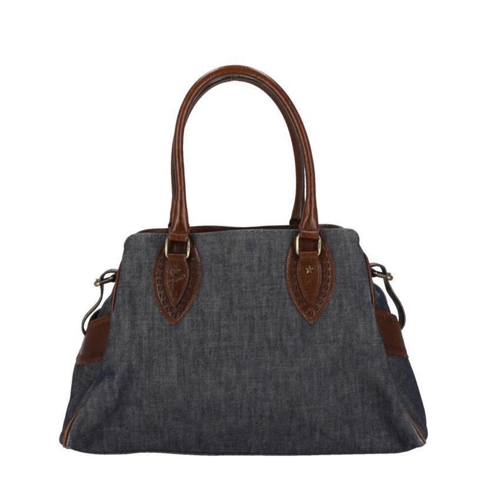 FENDI Ethnico Denim Tote Bag